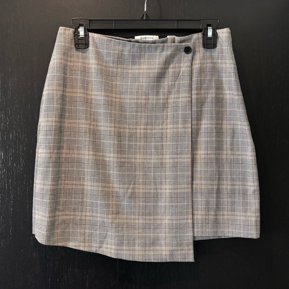 Babaton Plaid Mini Skirt